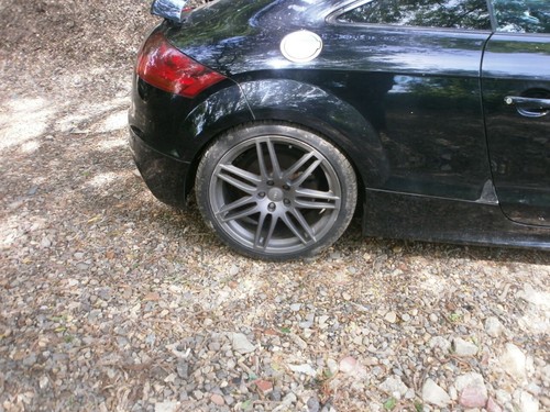 AUDI TT 2012 TTS RS4 LE MANS BLACK EDITION 19" ORIGINAL ALLOY WHEELS WHEEL TYRE - Picture 1 of 19