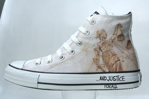 Converse Ue 37,5 UK 5 Chucks Metallica Justice Para All Música Edición 111117 - Picture 2 of 4