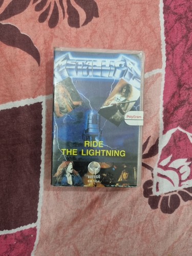 Cassette audio à clapet Metallica Ride The Lightning IMPORT INDE IMPORTATION BANDE SCELLÉE