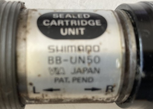 Shimano UN-50 Bottom Bracket Italian Thread 122.5 mm - Picture 7 of 7