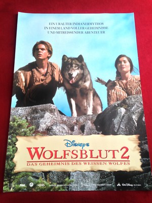 Wolfsblut 2 Kinoplakat Poster A1, Walt Disney, Das Geheimnis des weißen Wolfes