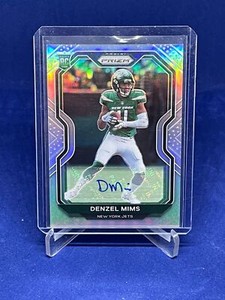 DENZEL MIMS 2020 PANINI PRIZM SILVER PRIZM AUTO ROOKIE RC #355