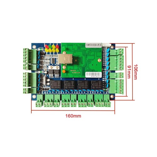 4 Doors Access Control Board Access Control Panel+4 RFID Readers+Free Software - Picture 6 of 21