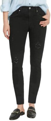 Buffalo David Bitton Women’s Jess Rip & Repair Jeans – Stretch Skinny Denim With Edge Details - View #9