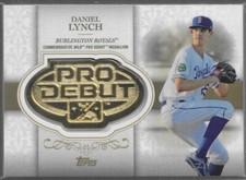 2019 Topps Pro Debut Daniel Lynch Distinguished Debut Medallion K C Royals /99