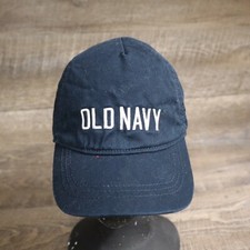 Old Navy Dark Blue Elastic Strap Kids Size M Baseball Style Cap Hat