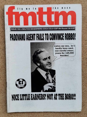 Fanzine (Fußball) Middlesbrough Fly Me To The Moon (FMTTM) - verschiedene Ausgaben - Bild 57 von 98