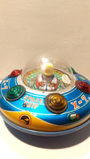 Rare Vintage Space Ship Retro Tin Toy japan
