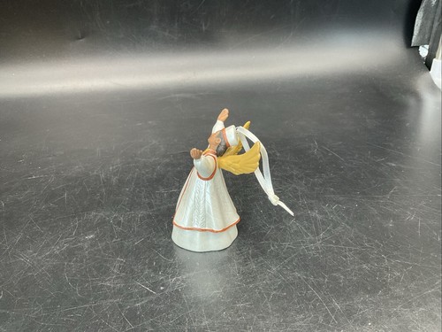 2001 Hallmark Keepsake Graceful Angel Bell Porcelain Christmas Ornament  - Picture 2 of 8