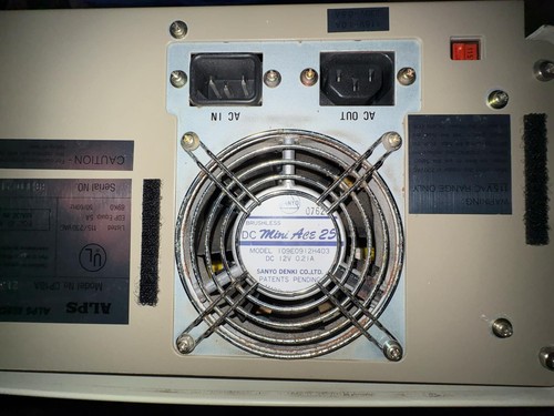 Vintage Alps CP10A 286 Computer Seagate ST4038 Hard Drive Japan - Afbeelding 9 van 22