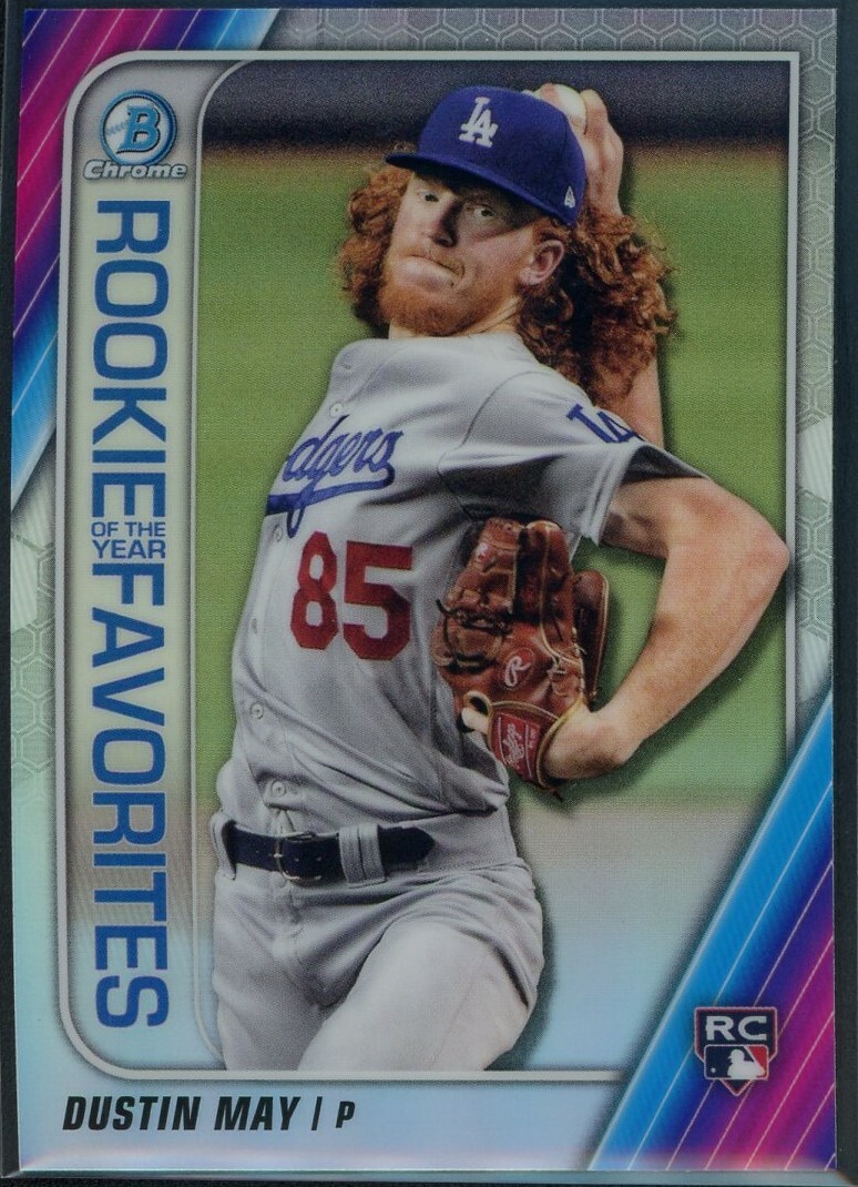 Dustin may bowman ドジャース　ダスティン　メイauto サイン 2018 Bowman Prospect Auto Dustin May #PA-DM Auto Los Angeles
