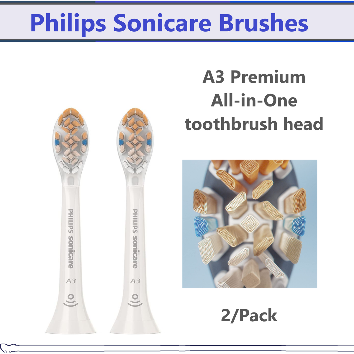 Philips Sonicare DiamondClean Premium C3/ G3/ W3 /A3 Brush