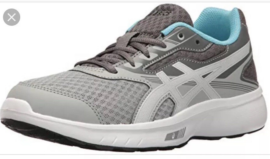 Asics damen Stormer Mid grau Weiß Blau Running schuhe EU 37.5 Asics damen Stormer Mid grau Weiß Blau Running schuhe EU 37.5