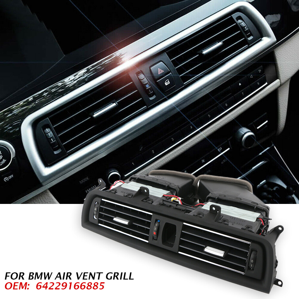 Console Center Air Vent Grille Heat AC Dash For BMW F10 F11 F18
