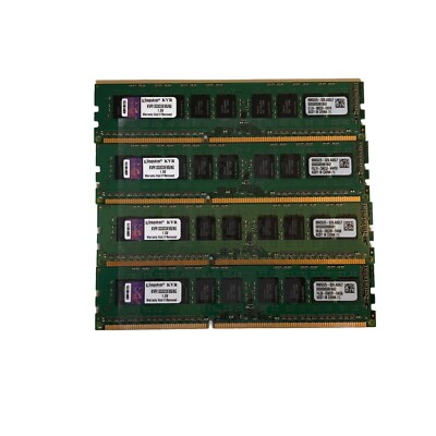 Kingston KVR1333D3E9S/8G | 32 GB (4x8GB) DDR3 ECC UDIMM unbufferd | PC3-10600E