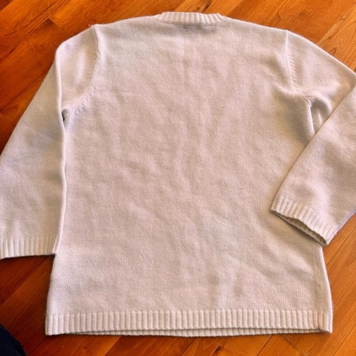 J.Crew Angora Cachemira Mezcla Lana Jersey Suéter Tejido Suave Cristal Embellecido - Imagen 6 de 6