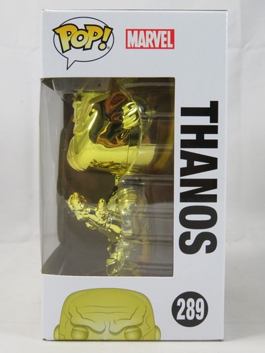 Marvel Funko Pop - Thanos (Yellow Chrome) - Avengers: Infinity War - No. 289 - Picture 2 of 12