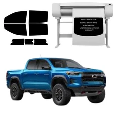 Precut Tint Kit Nano Carbon Film for Chevy Colorado 2023-2024 Sides 3 piece