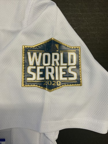 KENLEY JANSEN SIGNED DODGERS 2020 WORLD SERIES JERSEY 5 INSCRIPTIONS PSA 1C53073 - Picture 6 of 7