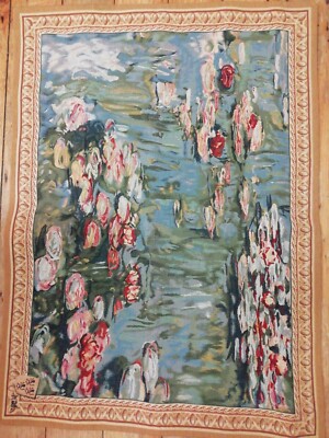 Gobelin Webnadel Point des Meurins Les Nympheas France Monet Design 37''