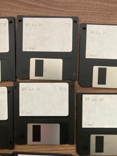 Vintage GIDANA A/S Floppy Disks WP6.0 Windows - Untested Collection of 13 Disks - Picture 7 of 9