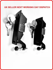 2 x Compression Latch Locking Dog Cage Motorhome Horse box, Estate Car/SUV