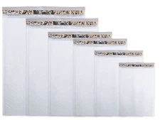 White Padded Poly Bubble Mailer Padded Envelopes, Waterproof Protective Self Sea