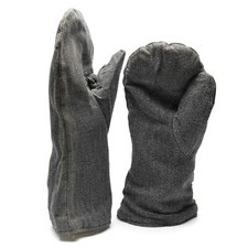 Original Swiss Army winter mittens with flannel lining Military issue gauntlets