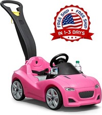 Coche Correpasillos Carrito Para Bebes De 1-4 A o Montar Pink Rosa Para Ni a NEW