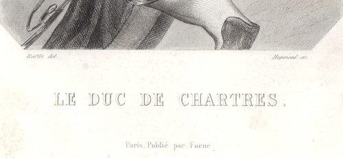 Portrait XIXe Louis-Philippe d'Orléans Duc de Chartres Révolution Française 1847 - Picture 5 of 7