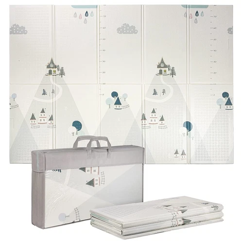 ONVAYA® Spielmatte für Babys & Kinder | faltbar | Krabbelmatte | 180x200 | Motiv