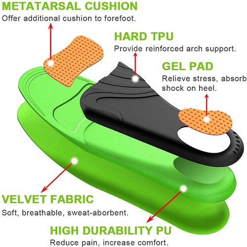 Fasciitis Flat Foot Insert Orthotic Insoles High Plantar Feet Pad Arch Support - Picture 7 of 17