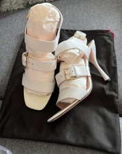 BN 2015/2016 Boutique Item kate spade white leather buckled heels. Boutique Item