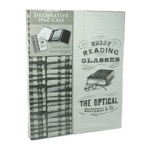Decorative iPad Case With Notepad and Stylus Pen- Librarian #20756-0-N - Picture 4 of 4