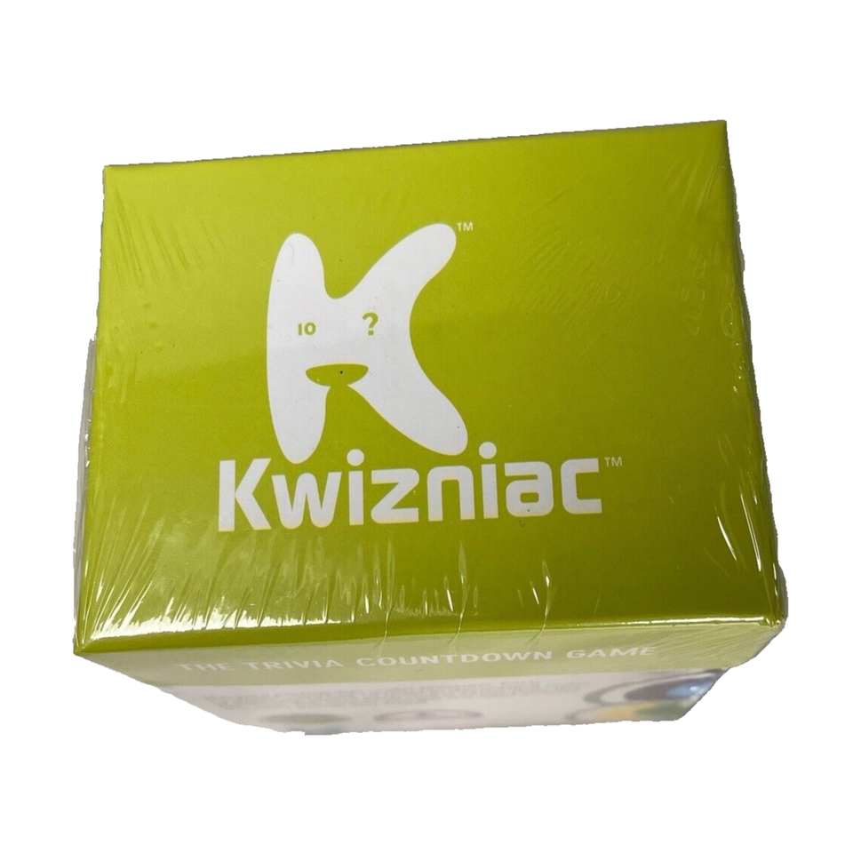 Kwizniac the trivia countdown game shrink wrapped 2011 seal of