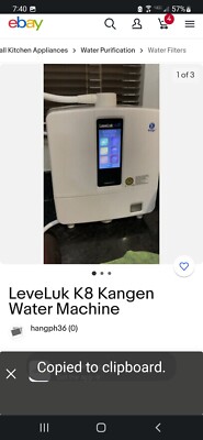Leveluk K8 Enagic Kangen Water Machine. Brand new. Still in the