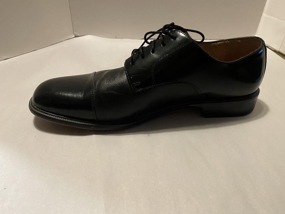 Bostonian Classics First Flex Black Leather Cap Toe Oxford Dress Shoes Men\'s 9 M Cap Toe Bostonian Oxford Shoes 8M 41 (China) – KingsPIER vintage main image 2