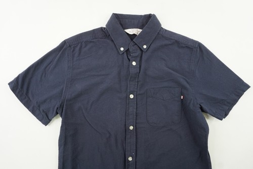 Cotton On Shirt Mens Blue XS Short Sleeve Vintage Re-Mastered Button Dow - Picture 2 of 10