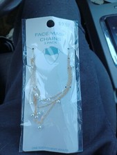 Face Mask Pearl Chains/Holders Jewelry Accent - 3 Pack