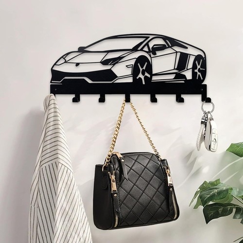 Metal Car Key Holder for Wall,Metal Organizer Wall 12 Inch, - Picture 7 of 7