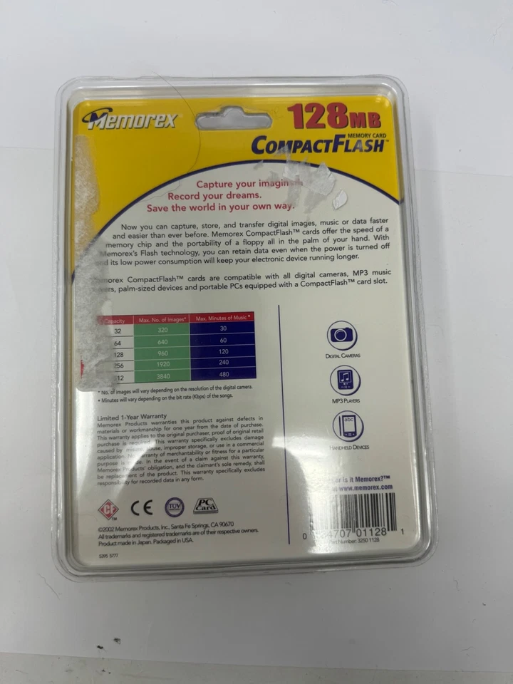 Memorex 64 MB CompactFlash Memory Card - NEW - Image 2 of 2