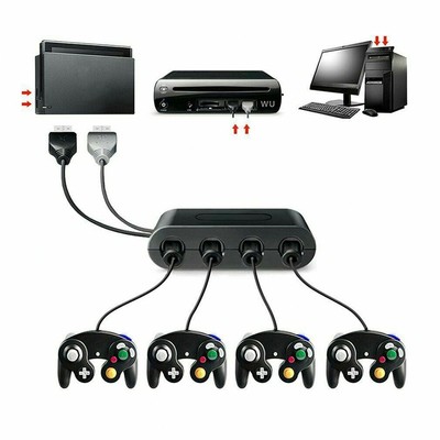 4 Port Gamecube Controller Adapter New Turbo For Nintendo Switch Wii U Pc Usb Ebay 4 Port Gamecube Controller Adapter New Turbo For Nintendo Switch Wii U Pc Usb Ebay