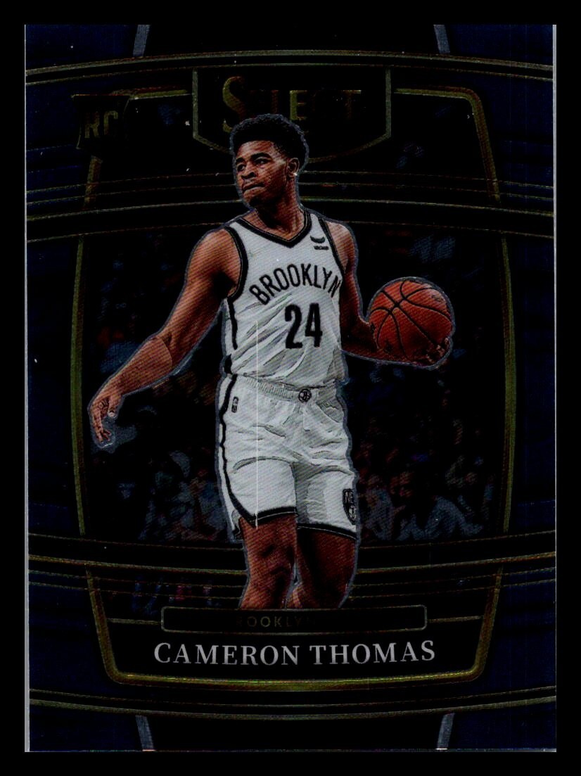 2021-22 Panini Select Concourse Blue Retail Cameron Thomas #21 Rookie RC