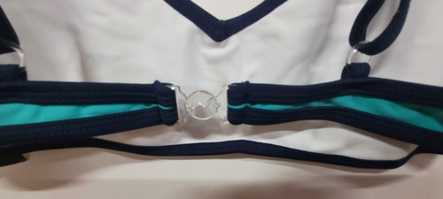 Vici Sports Bikini - Two Piece Swimwear Size 16 Women's Color Turquoise - Picture 4 of 10