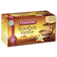 Teekanne South African ROOIBOS VANILLA 20 tea bags-Made in Germany FREE SHIPPING