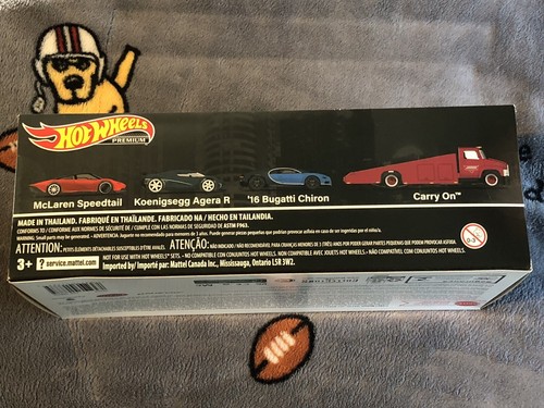 2022 DIORAMA HOT WHEELS PREMIUM SET OF 4,BUGATTI,KOENIGSEGG,McLAREN,CARRY ON!!!! - Picture 3 of 4