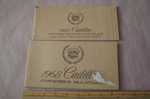 1968 Cadillac 60S 75 Owner Operator Manual Protection plan Original - Picture 1 of 4
