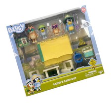 Bluey: Bluey's Camp Out Playset MUM BLUEY BINGO DAD POTOROO Brand NEW  Sealed