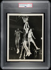 Earl Lloyd 1st African American to Play in NBA Original TYPE I Photo PSA/DNA