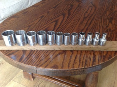 #ad 12 Halfords Sockets 1 1 4quot; To 3 8quot; AF With 1 2quot; Drive. GBP 26.00